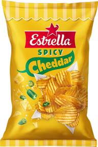 Estrella Spicy Cheddar sipsi 275g