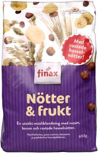 Finax Mysli Pähkinä & Hedelmä 650g