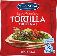 Santa Maria 320G Tex Mex Tortilla Original Medium 8-pack