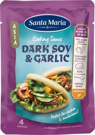 Santa Maria 100G Cooking Sauce Dark Soy & Garlic Wok -kastike
