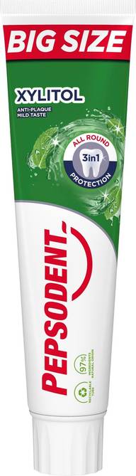 Pepsodent Xylitol Hammastahna Ksylitolia sisältävä fluorihammastahna 125 ml