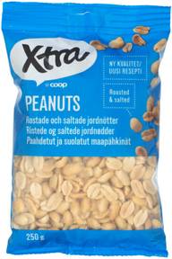 Xtra suolapähkinät 250 g
