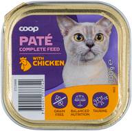 Coop kanaa sisältävä patee täysikasvuisille kissoille 100 g
