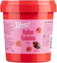 Xtra vadelmavalmiste 800 g
