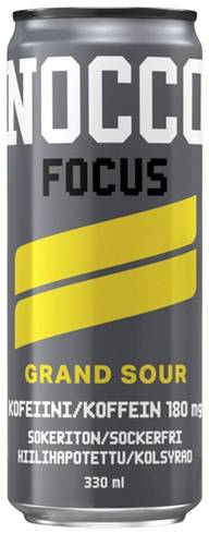 NOCCO Focus Grand Sour hiilihapotettu energiajuoma 330ml