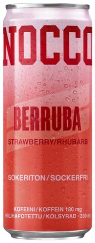 NOCCO BCAA Berruba hiilihapotettu energiajuoma 330ml