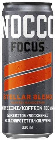 NOCCO FOCUS Stellar Blend hiilihapotettu energiajuoma 330ml