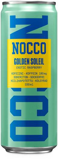 NOCCO Golden Soleil kofeiinia ja vitamiineja sisältävä hiilihapotettu energiajuoma 330ml