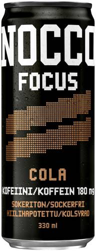 NOCCO FOCUS Cola hiilihapotettu energiajuoma 330ml