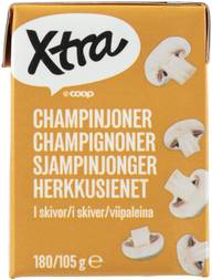 Xtra Herkkusienet viipaleina 180/105g