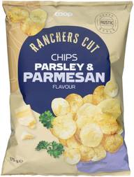 Coop maalaisperunalastut parmesaani & persilja 175 g