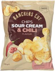 Coop maalaisperunalastut ranskankerma & chili 175 g