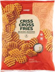Coop BBQ-ristikkoperunat 600 g pakaste