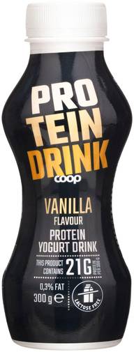 Coop proteiinijogurttijuoma vanilja laktoositon 300 g