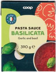 Coop pastakastike valkosipuli ja basilika 390 g