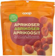 Coop pehmeät kuivatut aprikoosit 150 g