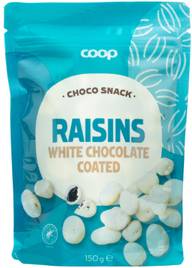 Coop valkosuklaarusinat 150 g
