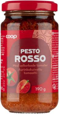 Coop Pesto Rosso aurinkokuivattu tomaatti 190 g