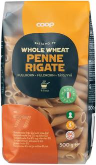 Coop Penne Rigate täysjyväpasta 500 g