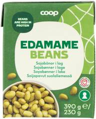 Coop edamame soijapavut suolaliemessä 390/230 g