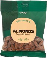 Coop salaattilisuke suolatut mantelit 100 g