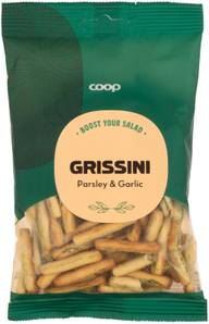 Coop salaattilisuke persilja-valkosipuligrissinit 80 g