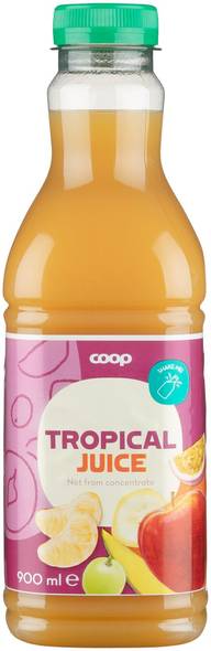 Coop trooppinen täysmehu 900 ml