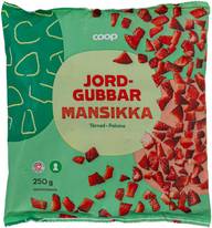 Coop mansikka paloina 250 g pakaste