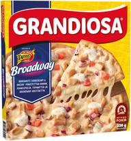 Grandiosa inspired by Taffel Broadway kiviuuni pakastepizza 330g