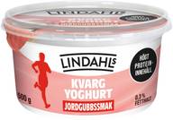 Lindahls Rahkajogurtti makuna mansikka 0,3% 500g