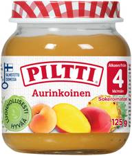 PILTTI 125g Aurinkoinen hedelmäsose 4kk