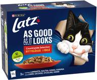 Latz Agail 12x85g Countryside lajitelma hyytelössä 4 varianttia kissanruoka