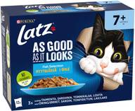 Latz Agail 12x85g Senior Fish lajitelma hyytelössä 4 varianttia kissanruoka