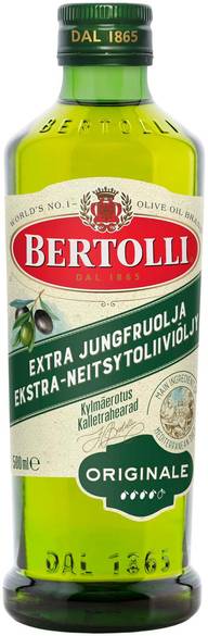 Bertolli ekstra-neitsytoliiviöljy 500ml
