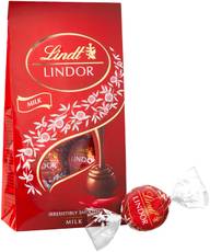 Lindt LINDOR Maito täyte maitosuklaakuula 137g