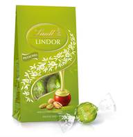 Lindt LINDOR Maitosuklaa pehmeällä pistaasitäytteellä 137g