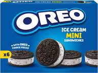 Oreo välipalajäätelö 6kpl=204g/330ml