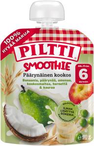 PILTTI 90g Smoothie Päärynäinen kookos 6kk annospussi
