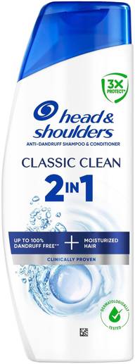 head&shoulders 2in1 Classic Clean 250ml shampoo