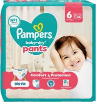 Pampers Baby Dry Pants S6 13-19 kg 32kpl housuvaippa