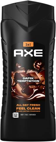 Axe Dark Temptation Suihkusaippua 12 h tuoksu 400 ml