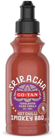 Go-Tan Smokey Sriracha Hot Chilli Sauce kastike 215ml