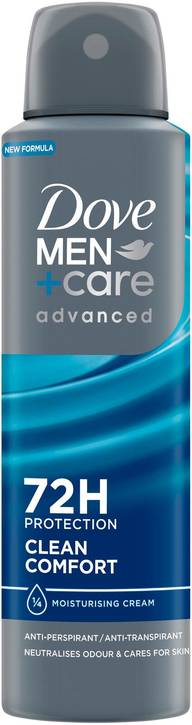 Dove Men+Care 72h Advanced Clean Comfort Antiperspirantti Deodorantti Spray 150 ml