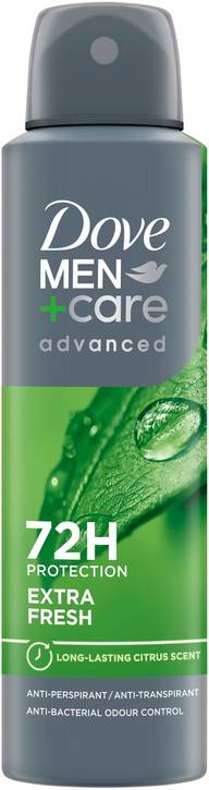 Dove Men+Care 72h Advanced Extra Fresh antiperspirantti deodorantti spray 150 ml