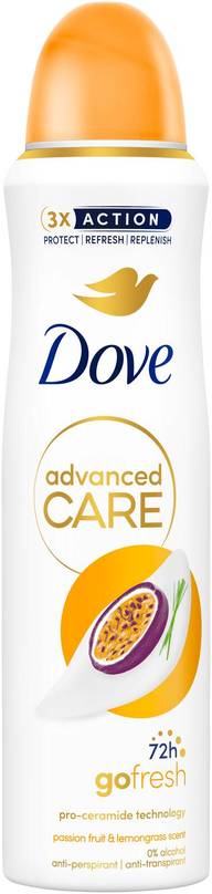 Dove 72h Advanced Care Passion Fruit antiperspirantti deodorantti spray150 ml