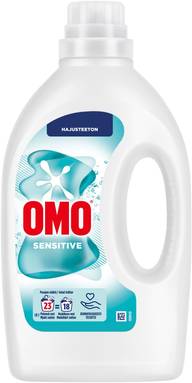Omo Sensitive nestemäinen pyykinpesuaine Hajusteeton 920 ml 23 pesua