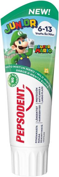 Pepsodent Junior 6-13 Mild Mint Hammastahna Lapsille 75 ML
