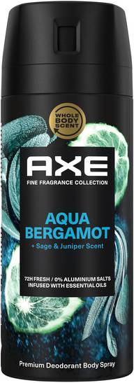 Axe 72h Fine Fragrance Aqua Bergamot Body Spray 150 ML