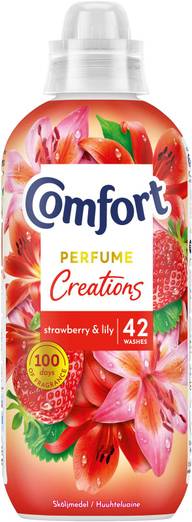 Comfort strawberry & lily huuhteluaine Pitkäkestoinen tuoksu 762 ml