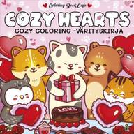 Cozy Hearts, Cozy Coloring -värityskirja